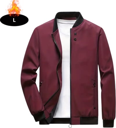 Livano Windjas Heren - Parka - Lente & Herfst - Jas - Volwassen - Windjack - Windbreaker - Outdoor - Bordeauxrood - L