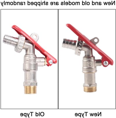 Verstelbare Waterkraan met Slot, 1/2" Messing Buiten- en Tuingereedschap tot 1.6 Mpa Druk