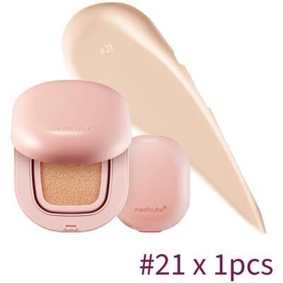 Medicube Pro Glutathione Glow Cushion SPF50+ PA++++ 15g (Kleur 21 / Kleur 23), Medicube Pro Glutathione Glow Puff (9 Opties) #no.21 x 1pcs