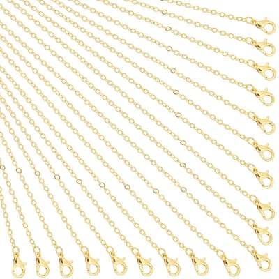 VT Goods - Kabel Ketting - Twisted Link Chain - Bulk - Goud Zilver - Sieraden maken - Creatief - 5,7 x 5,2 x 1,7 cm - Geschikt voor DIY-projecten