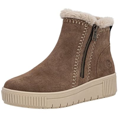 Remonte Beige Suede Dames Boots - Beige - 39