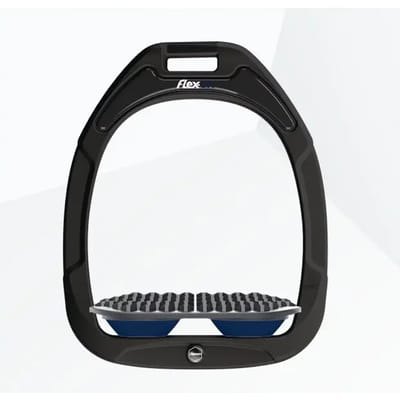 Endurance stijgbeugels Zwart/Grijs/Marine Flex-On Green Composite
