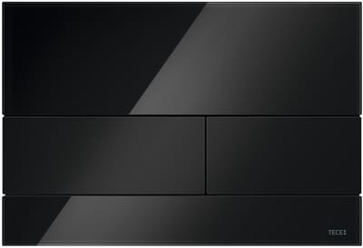 Tece TECEsquare - Bedieningsplaat, zwart glas/zwart 9240809