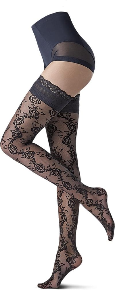 BAS CAMELLIA stay-up kousen - 20 denier