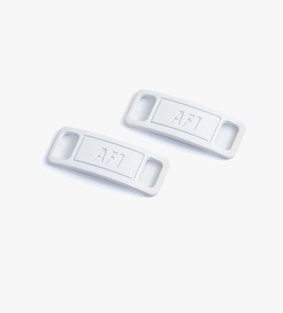 Go Go Gadget - Sneaker tags - Schoenveters - 1 set van 2 stuks - Metaal - Wit