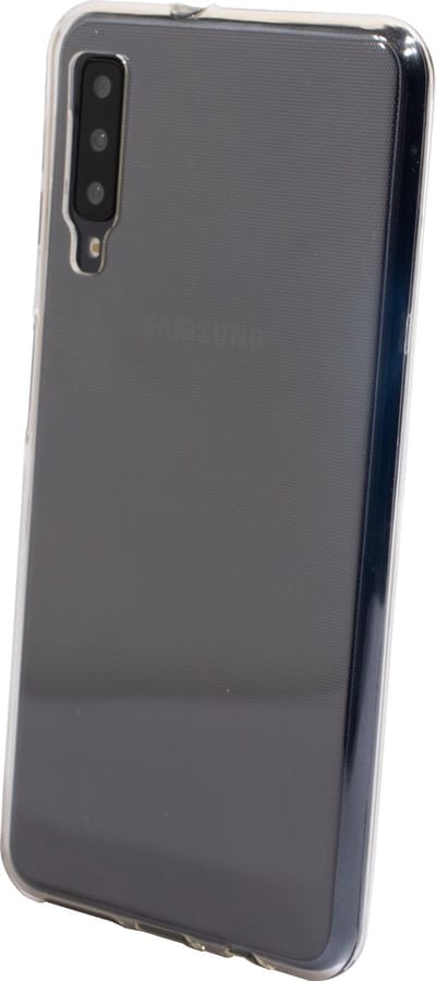 Mobiparts hoesje geschikt voor Samsung Galaxy A7 (2018) - Zacht TPU - Schokabsorberend TPU - Grip Coating - Transparant