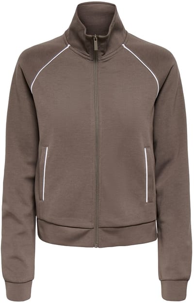 Only Play Sage Piping Dames Sweat 15370293-falcon - Kleur Grijs-multicolour - Maat M