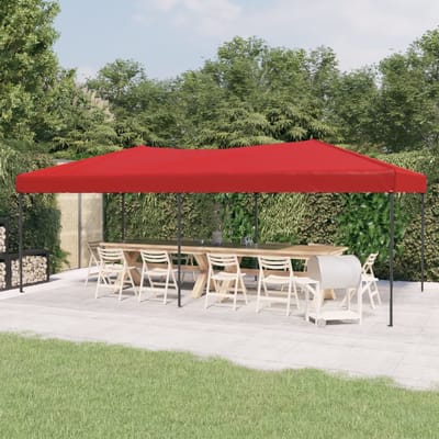 vidaXL - Partytent - inklapbaar - 3x6 - m - rood