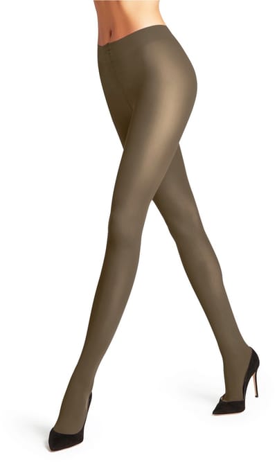 FALKE Pure Matt eenkleurig materiaal ondoorzichtig 50 DEN panty dames bruin - maat S-M