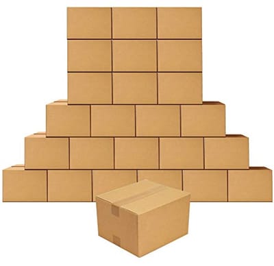 Verhuisdozen 9 x 6 x 4 inch - 25 stuks golfkarton verzenddozen