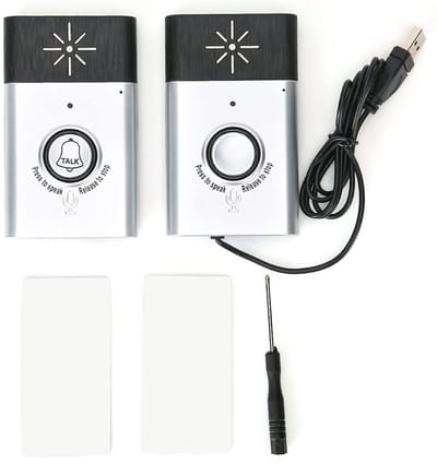 Store_7 - Draadloze Deurbel - Mini Draagbare Intercom - Eenvoudig Te Installeren - Draadloos Systeem - Voor Thuis en Kantoor - Compact Ontwerp