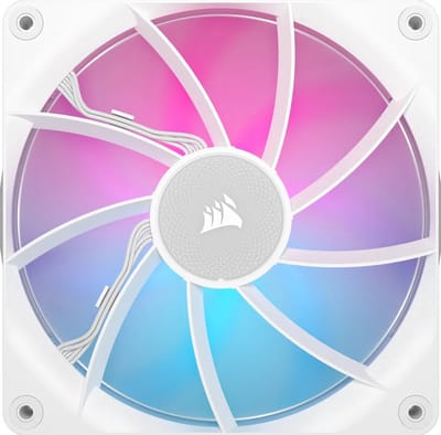 CORSAIR iCUE LINK RX140 RGB Starters Kit White - Ventilatorhuis - 2-pack - 140mm - 95.7 CFM - 300 - 1700 RPM - 10 - 36 dBA - Zero RPM Mode - iCUE LINK System Hub - wit
