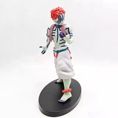 Figurine Anime 19cm Figures Demon Slayer Slayer Akaza Poupée Figurine Guerrier Figurine d'Action Jouets Figurine Anime Figurine Voiture Poupée