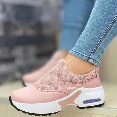 Nieuwe Mode Dames Sneakers Platform Schoenen Dames Sneakers Dames Wandelschoenen Dames Casual Schoenen Dames Gevulkaniseerde Schoenen 35 roze
