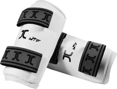 Taekwondo-onderarm-beschermers JCalicu | WT | Wit (Maat: XS)