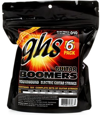 GHS GBL-6 Boomers Multi-Packs light snarenset gitaar (6 stuks)