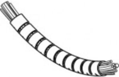 TOOLCRAFT TO-5454891 Kabelslang Zwart (Ø x l) 16 mm x 200 cm 1 stuk(s)