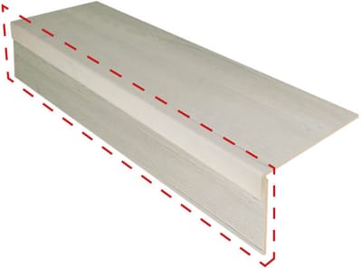 Traprenovatie stootbord (3 stuks) | Laminaat | Nevada Oak | 130 x 20 cm