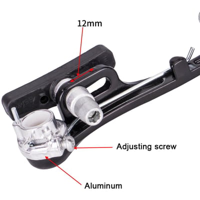Mountainbike V-Brake Remklauw Aluminiumlegering Lange Arm Remklauw Fietsaccessoire zwart
