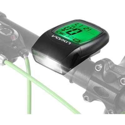 3-in-1 fietscomputer USB oplaadbare draadloze fietscomputer Fietssnelheidsmeter met LED-voorzijde