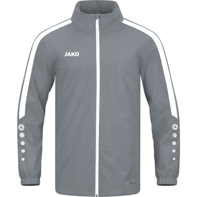 Jako Power Regenjas Kinderen - Steengrijs | Maat: 128