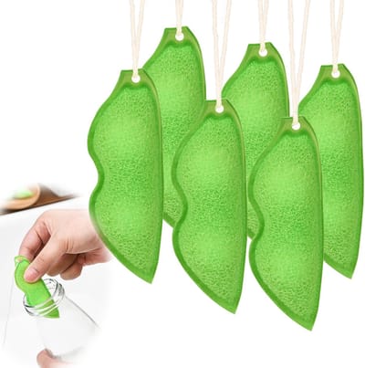 Dailygoods- Reiniger spons - 6 x Erwtenvorm - Keukenspons - Flessenborstel - Magische spons - Effectieve reiniging