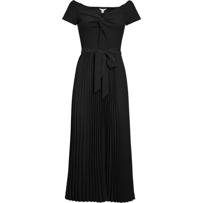 Guess - Maat S - Erynn Dress Dames Jurk - Zwart