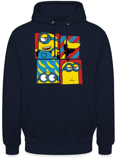 Minion Stuart Bob Kevin Humor Hoodie Unisex