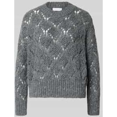 Gebreide pullover met mix van wol en alpaca