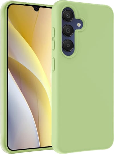 Hoesje - Geschikt voor Samsung Galaxy A15 - Sterk & Shockproof - Hoes Cover - Siliconen Case - Telefoonhoesjes - Groen