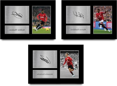 Voetbal Collectie Foto - Gesigneerde Foto Fan Memorabilia - Cadeau Geven - Gedrukte Handtekening Replica - A4 Formaat - Niet Ingelijst