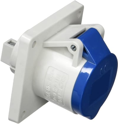 Montagedoos - Verdeeldoos Elektra - Elektra Aansluiten - IP44 Waterdicht - 16A 3-Pins - Grijs