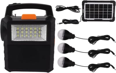 Draagbare Zonnegenerator met Zonnepaneelkit voor Noodstroom en Camping