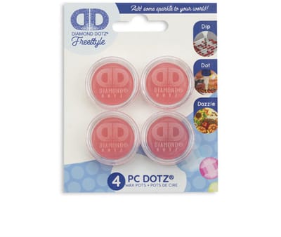 Diamond Painting Accessoires - DDA.029 Diamond Dotz® - Diamond painting wax - set van 4 potjes