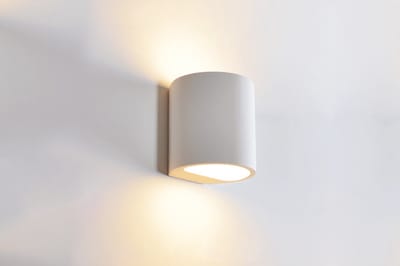 Integral wandlamp Larissa decoratief overschilderbaar gips voor 1x G9 lichtbron | G9