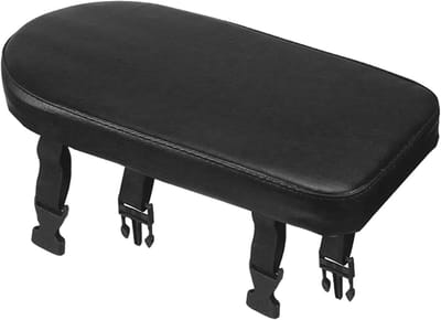 Fietszitje achter - Comfortabel kussen - Woon-werkverkeer - Veilige bevestiging - 31x15x4 cm - Zwart