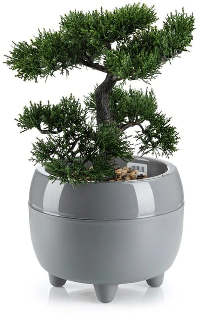 HowHomely - Bloempot - Grijs - Met Poten - Minimalistisch Design