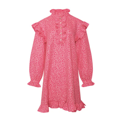 Reno Ruby Ruffle-jurk in lichtroze