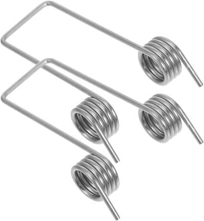 Reserveerdelen Prullenbak - Dekselveer - Reparatie en Onderhoud - Roestvrij Staal - 3.1 x 2 cm - Zilverkleurig