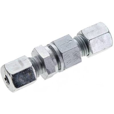 6S (M14x1.5) Elektrolytisch verzinkt Stalen Terugslagklep Snijring 1-400 bar ISO 8434-1