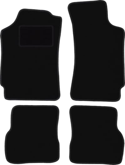 Zwarte veloursmatten voor: Skoda Felicia hatchback, stationwagen (1994-2001)
