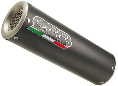 Gpr Exclusive M3 Titanium T-max 560 20-22 Euro 5 Cat Gehomologeerd Compleet Uitlaatsysteem Zwart Homologated