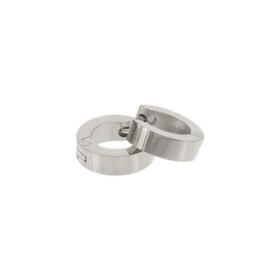 Kalli edelstalen Oorbel shiny 1900 Zilver 10mm