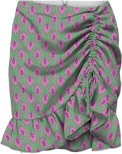 ONLY ONLNOVA LIFE VIS PHILINE SKIRT AOP Dames Rok - Maat XS
