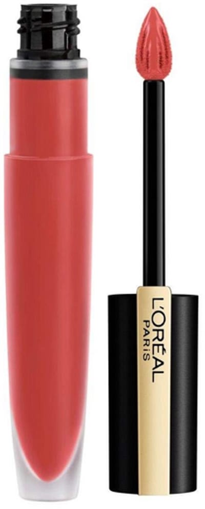 L'Oreal Paris - Rouge Signature - 450 - Adored - Matte Lipstick - Rood - Vloeibare Lippenstift - 7 ml