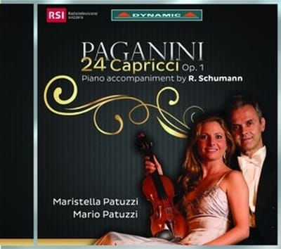 Mario Patuzzi & Maristella Patuzzi - Paganini: 24 Capricci Op.1 (Piano Accompaniment By R. Schumann) (CD)