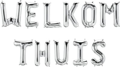 Foil balloon kit - Welkom thuis