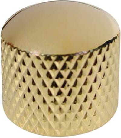 Boston KG-235 Gouden Dome Knop 19mm Metal 6mm Schacht