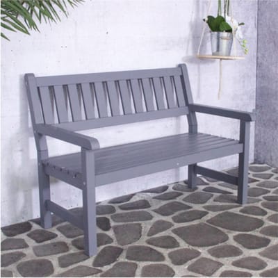 Tuinbank Bordeaux 2-Zits Grenen 125 cm - Grijs