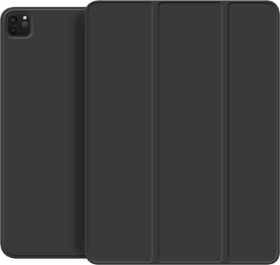 HB Hoes Geschikt voor Apple iPad Pro 11 inch (2018 - 2020 - 2021 & 2022) Zwart - Tri Fold Tablet Case - Smart Cover